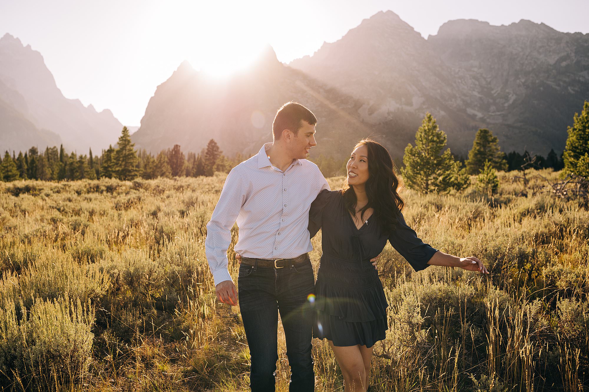 Jackson hole engagement photographer